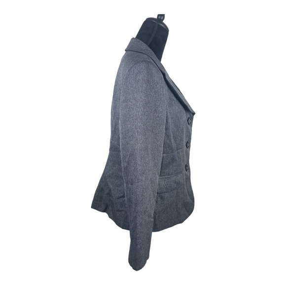 Le Suit Petite Women's Three-Button Gray Blazer Size 14P - Picture 3 of 6